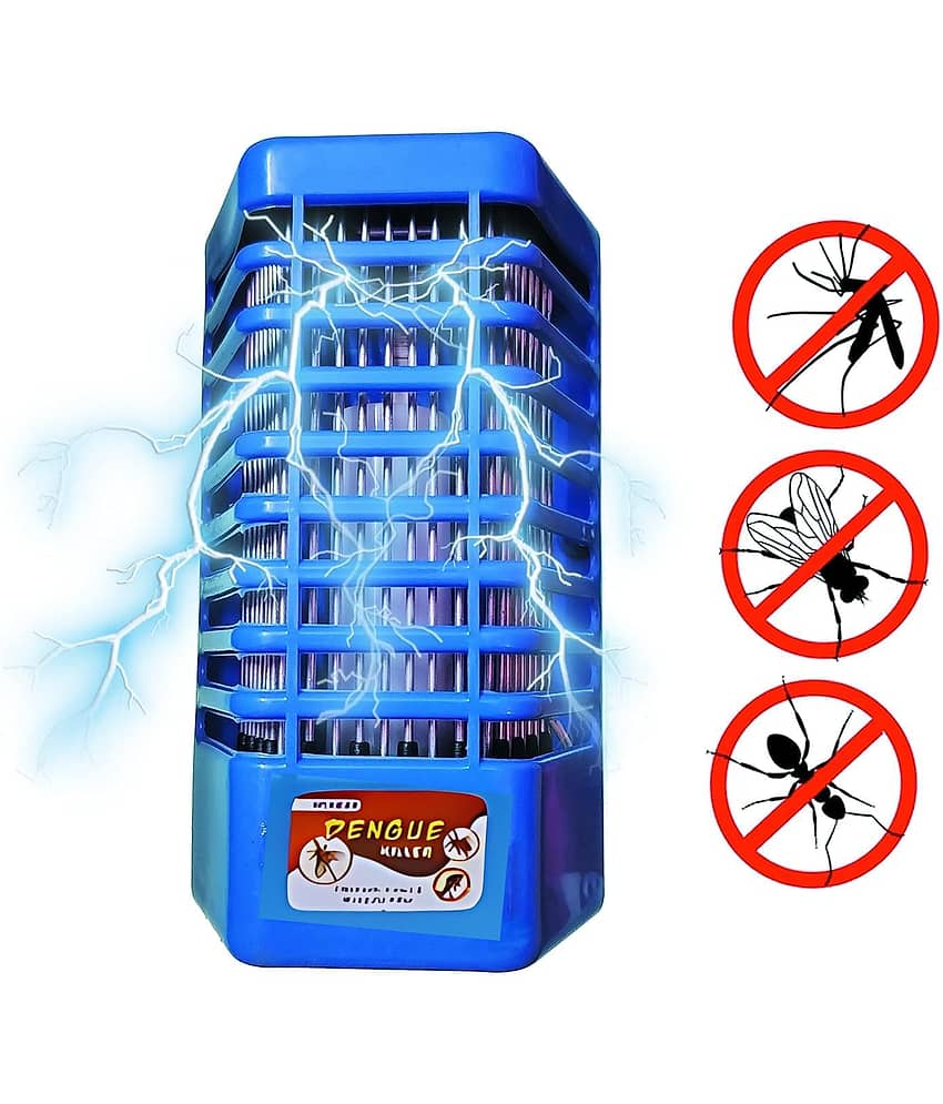 2-in-1 Dengue Killer & Night Lamp: Eco-Friendly Electronic LED Mosquito Killer Machine with Screen Protector, Dual Function Trap and Ambient Lighting for Home Use