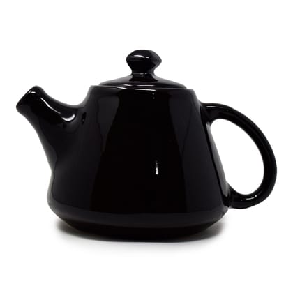 Coffee Tea Brewing Pot or Serving Teapot 1 litre-Black