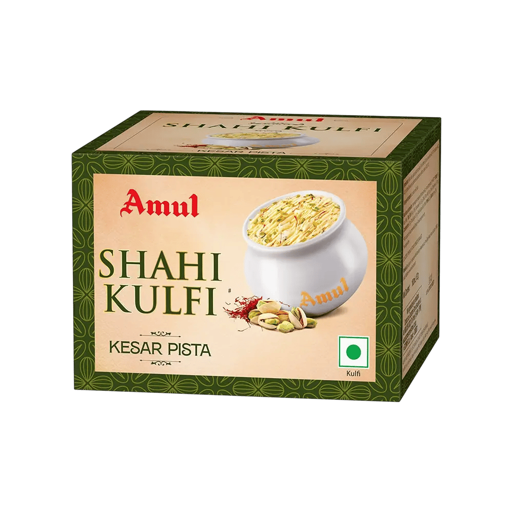 AMUL CUPS KESAR PISTA SHAHI KULFI 100ML