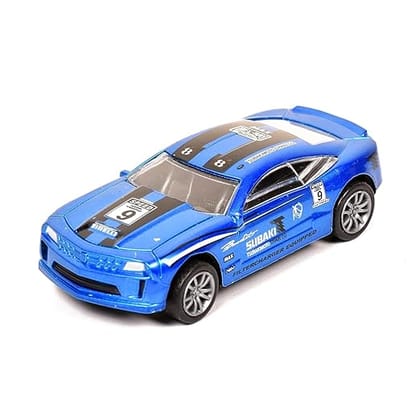 Braintastic Model Diecast Vehicle Pull Back Friction Super Simulation Model Car with 1:36 Scale Toys for Kids Age 3+ Years (Blue)