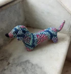 DOG PAPER WEIGHT/SOFT TOY