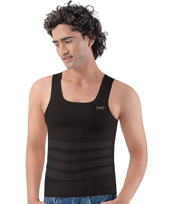 Dermawear Pack of 1 Men's Tummy Shaper ( Black )