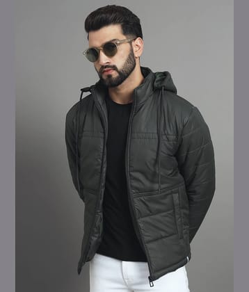 renuovo Polyester Men's Puffer Jacket - Green ( Pack of 1 )