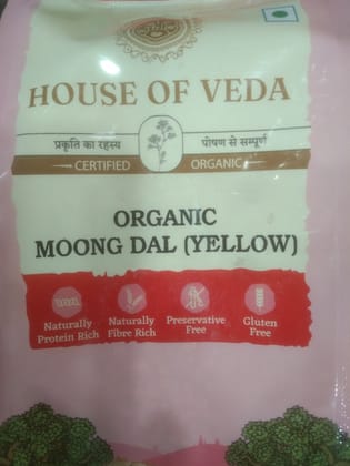 Organic moong dal 500gm