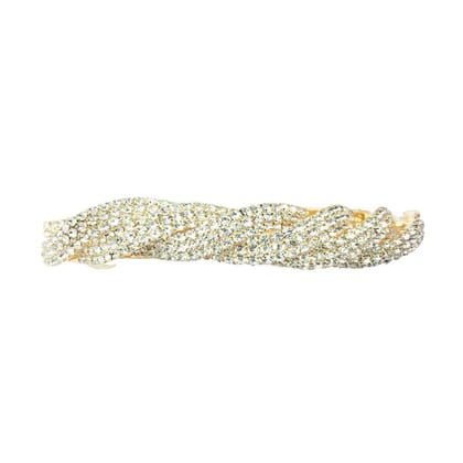 Rhinestones Small Hair Barrette Clip