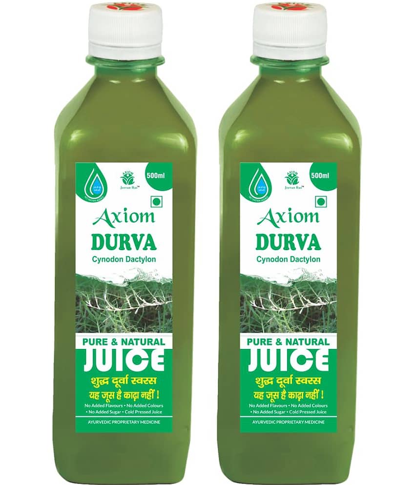 Axiom Shavet Durva Juice 500ml (Pack of 2)|100% Natural WHO-GLP,GMP,ISO Certified Product