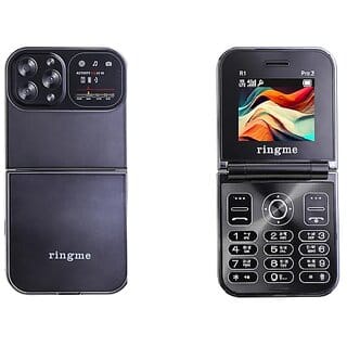 Ringme Pro 2 (Dual Sim, 2 Inch Display, 1050mAh Battery, Black)