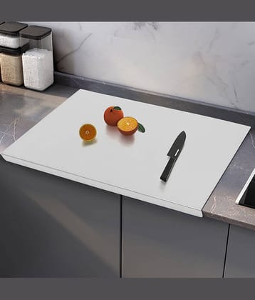 The HomeDecor Mart Steel Chopping Board 1 Pcs