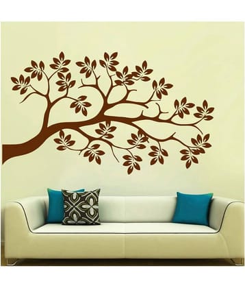 Decor Villa Side Tree PVC Wall Stickers