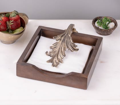 FRENCH LEAF SERVIETTE HOLDER