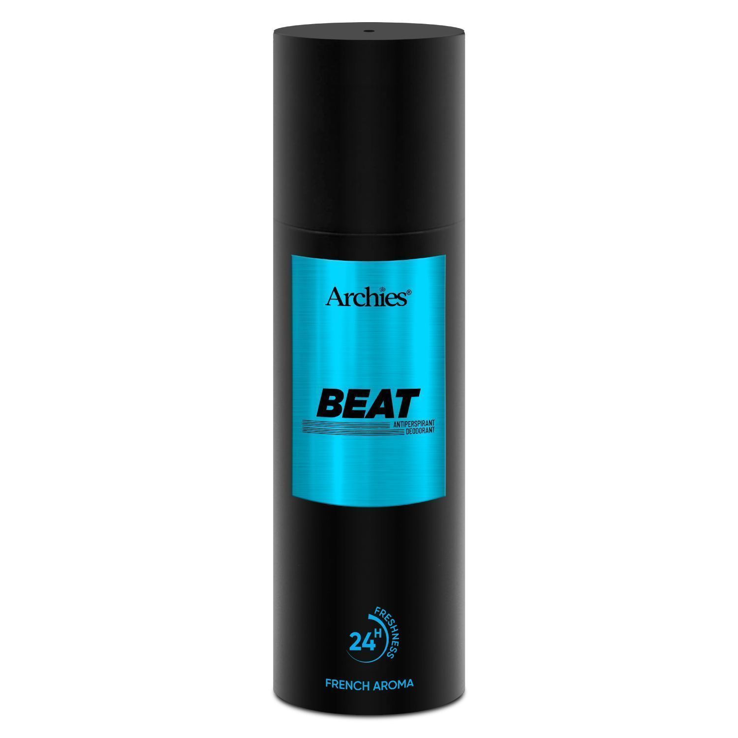 Archies BEAT Deodorant For Men 200 ML | Day & Office Wear 24Hrs. Long Lasting Deo with Notes of Cashmere Wood & Amber | Luxury Fragrance with 10% Perfume Oil Concentrates | French Aroma | 24 Hours Freshness