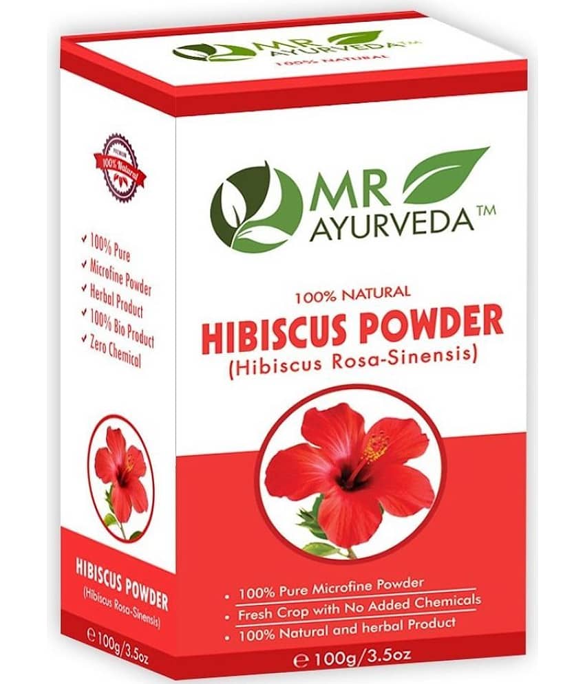 MR Ayurveda Hibiscus Powder Hair & Skin Hair Scalp Treatment 100 g