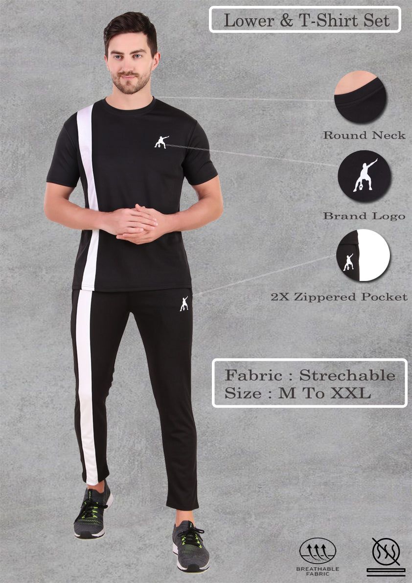 Preen Tshirt and Lower Set-M / Black