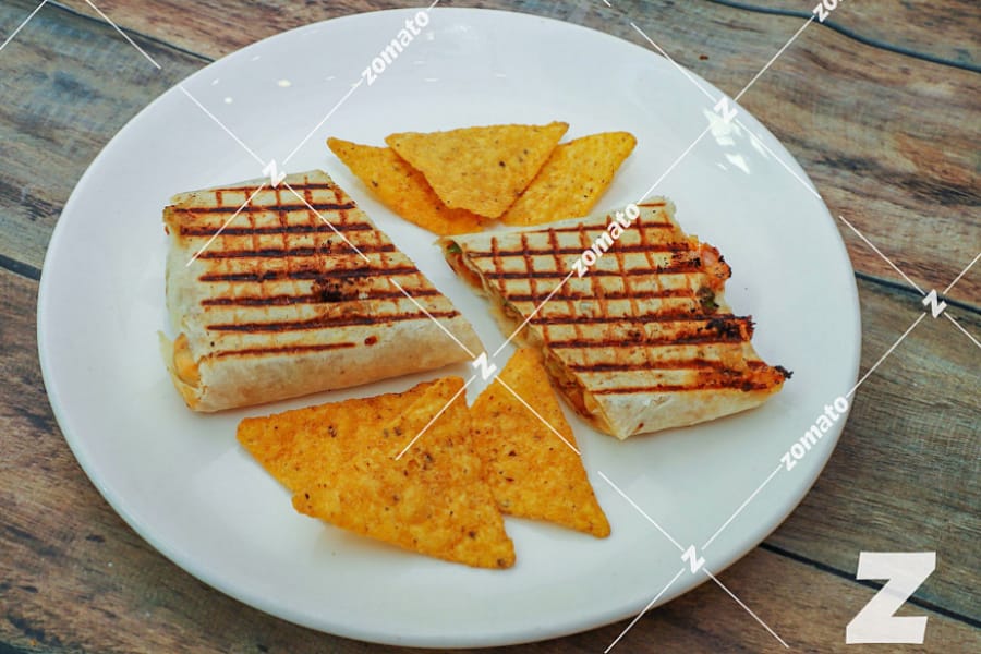 Herb chilli mexican wrap