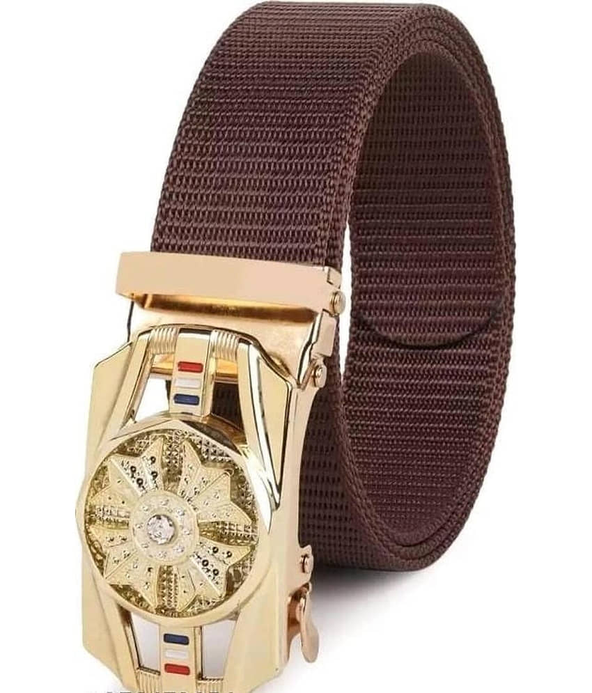 Classic World - Brown Synthetic Men's Casual Belt ( Pack of 1 )