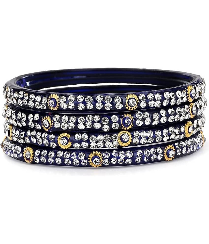 Designer Bridal Glass Bangle/ Kada Set For Party, Marriage, And Function, Ornamented, Colorful