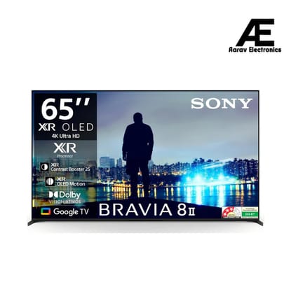 Sony 164 cm (65 inches) BRAVIA 8M2 Series 4K Ultra HD Smart OLED Google TV K-65XR80M2