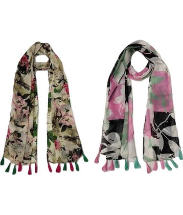 stolevilla Multi Printed Poly Cotton Yarn Stoles