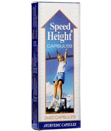 Ayurveda Cure Speed Height (3x60=180 Caps) 60 no.s Vitamins Capsule Pack of 3