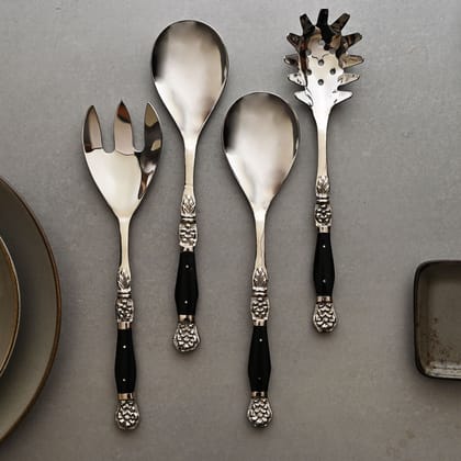 Windsor Serving Cutlery Set-2 Spoons + 1 Fork + 1 Pasta Server