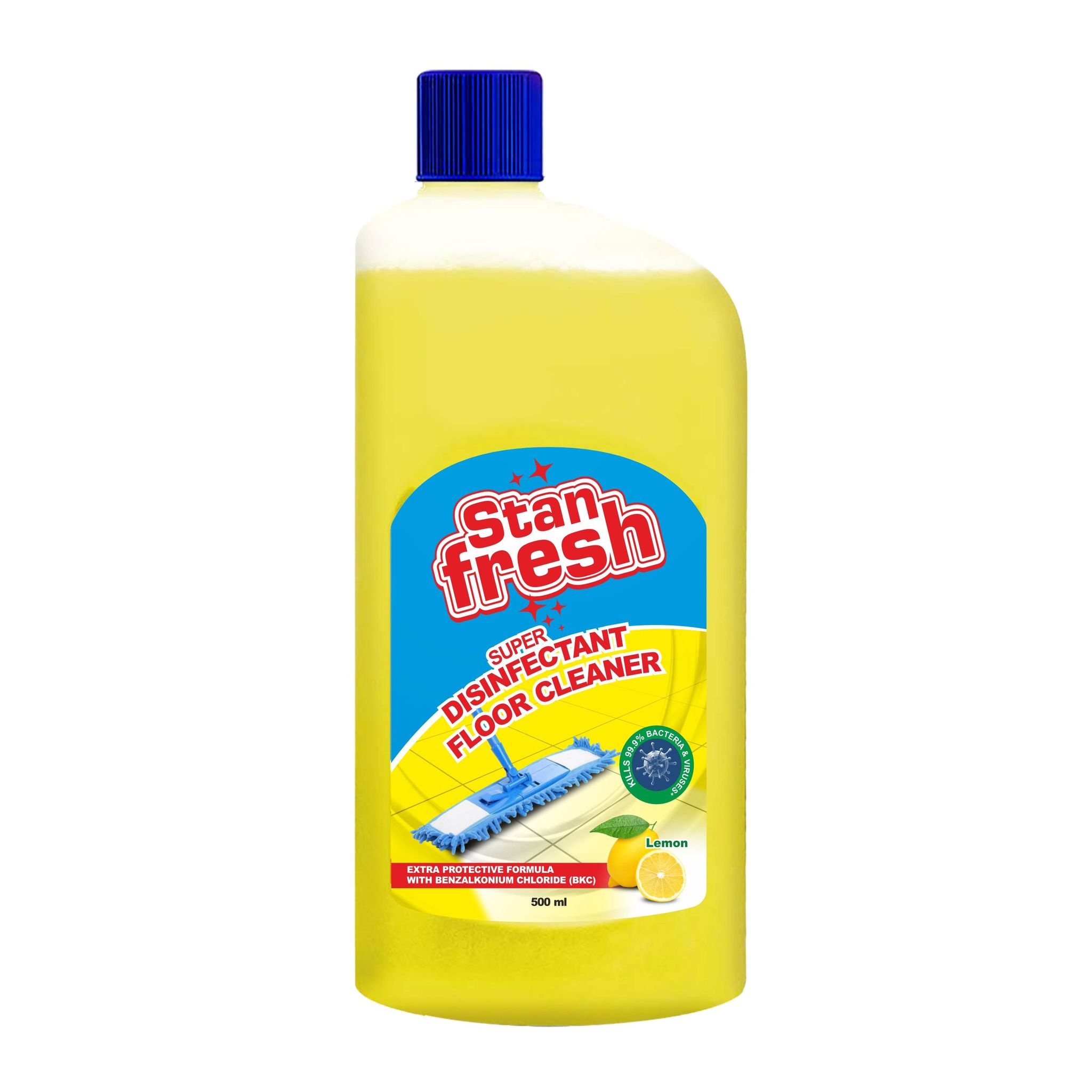 Stanfresh Super Disinfectant Floor Cleaner - Lemon 500ml-Pack Of 2