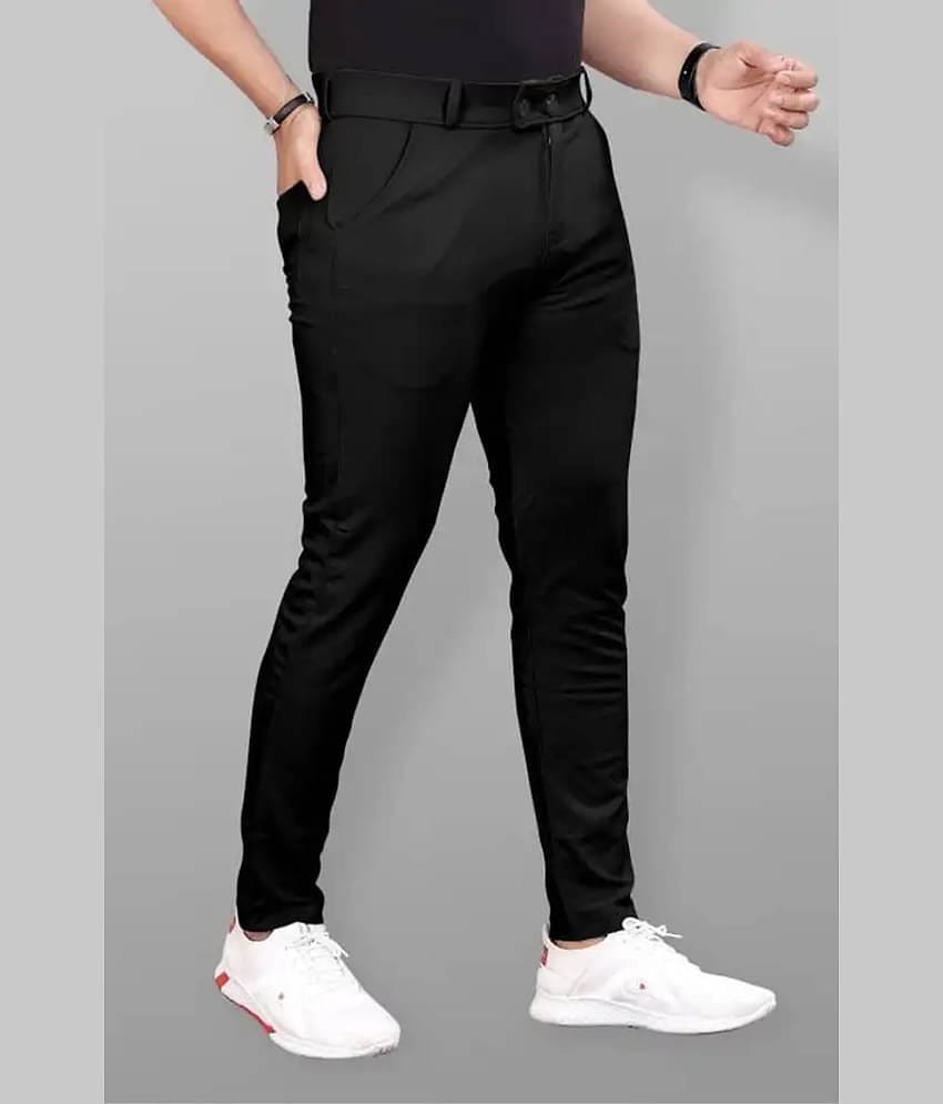 bluecorp enterprise Regular Men's Chinos - Black ( Pack of 1 )