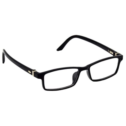 Hrinkar Plastic Full Rim Rectangle chasma frame Kids Boy & Girl - HFRM-BK-18