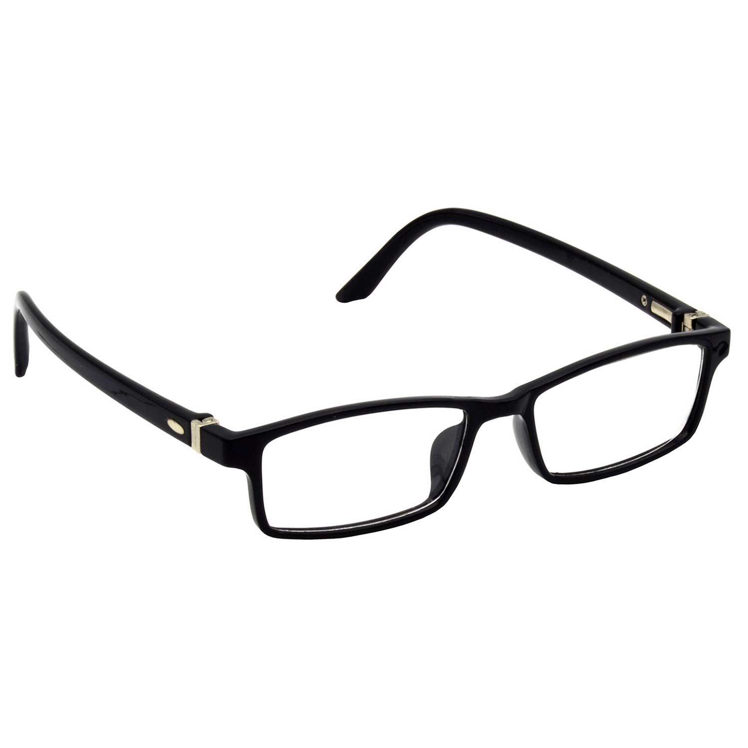 Hrinkar Plastic Full Rim Rectangle chasma frame Kids Boy & Girl - HFRM-BK-18
