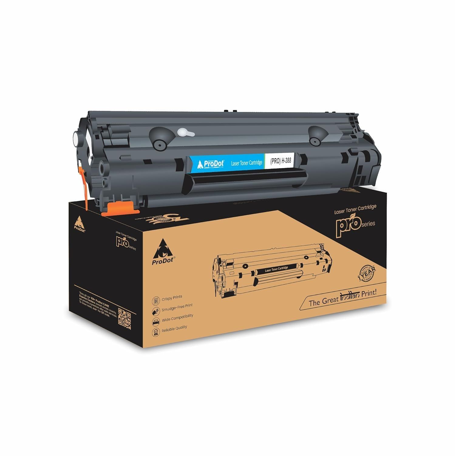 ProDot (PRO H-388X Laser Toner Cartridge for HP Laserjet P1007, P1008, P1106, P1108, M1136 MFP, 1213nf MFP, 1216n MFP, M126, M128, M202, M226