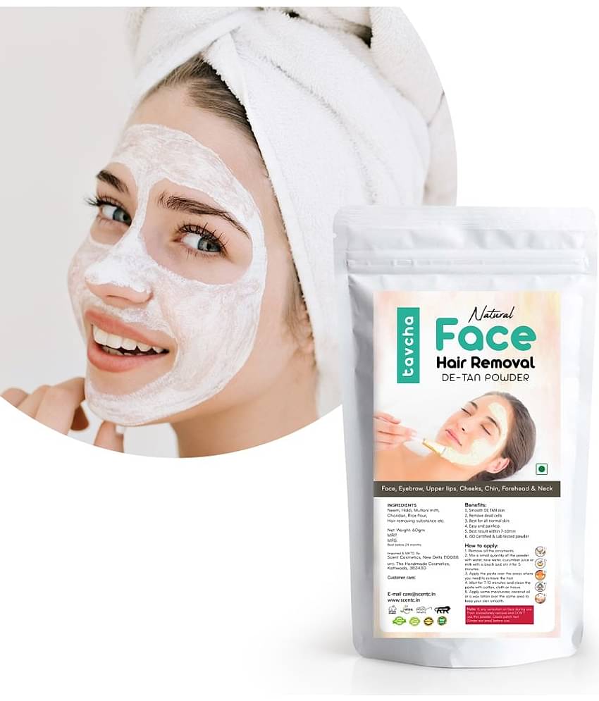 tavcha Organic Hair Removal Powder for Men & Women 60 ( Pack of 1 )