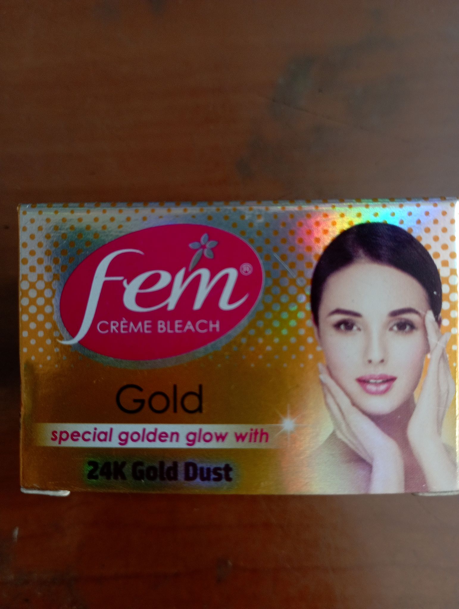 Fem creme bleach gold special golden glow with