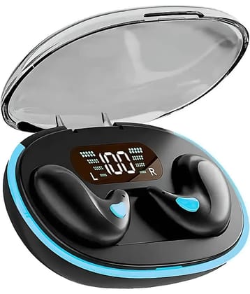 VEHOP S55 OWS Bluetooth Open Ear Wireless Sleeping Earbuds, BT5.4 Headphones, Button Control & Type-C Fast Charging, ENC Call Noise Reduction, Ideal for Sleeping, Meditation and Entertainment.