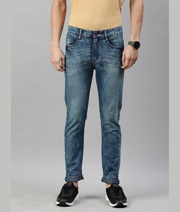 Urbano Fashion - Blue Denim Slim Fit Men's Jeans ( Pack of 1 )