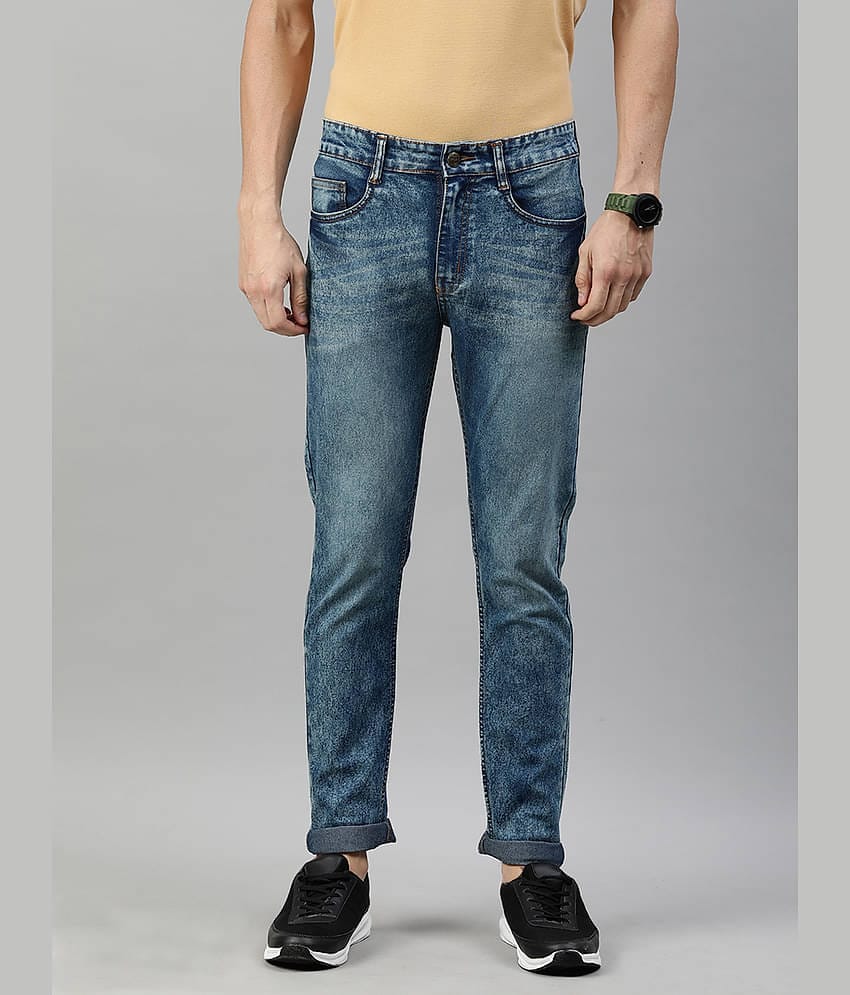 Urbano Fashion - Blue Denim Slim Fit Men's Jeans ( Pack of 1 )