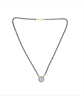 gilher - White Mangalsutra ( Pack of 1 )