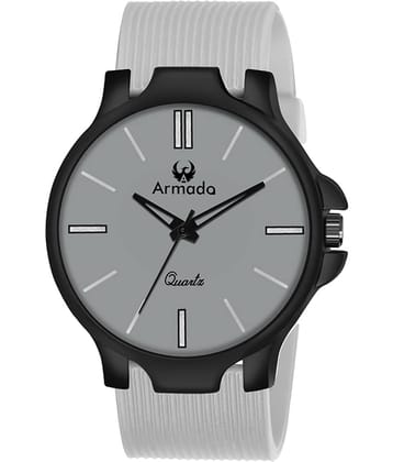 Armado Light Grey Silicon Analog Men's Watch
