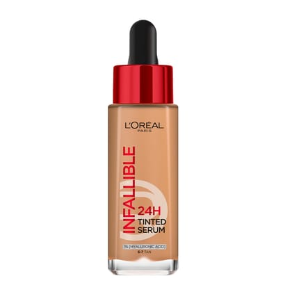 LOral Paris Infallible 24H Tinted Serum Foundation, Light-weight Coverage, Dewy & Radiant Finish, Transfer-proof, 30ml LOral Paris Infallible 24H Tinted Serum Foundation, Light-weight Coverage, Dewy & Radiant Finish, Transfer-proof, 30ml - 6-7 TAN / 30 m LOral Paris Infallible 24H Tinted Serum Foundation, Light-weight Coverage, Dewy & Radiant Finish, Transfer-proof, 30ml LOral Paris Infallible 24H Tinted Serum Foundation, Light-weight Coverage, Dewy & Radiant Finish, Transfer-proof, 30ml - 6-7 TAN / 30 m