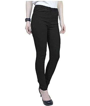 Reoutlook - Denim Slim Fit Black Women's Jeggings ( Pack of 1 )