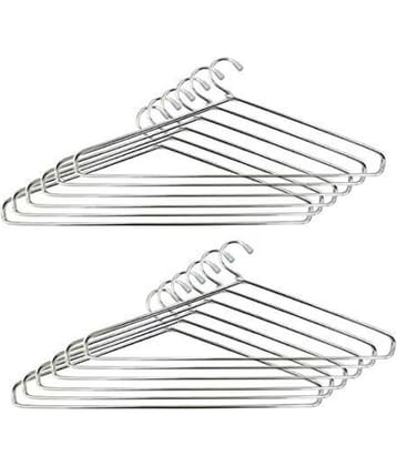 Khubinath 12 Pcs Steel Cloth Hanger In Best Quality