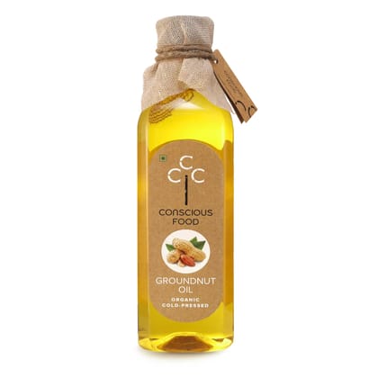 Conscious Food Groundnut Oil 1000 Ml