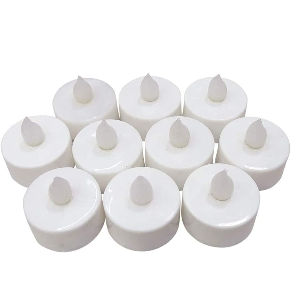 LED Tea Light Candles - Flameless & Flickering Effect