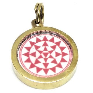 Ashtadhatu Maa baglamukhi Yantra Locket In Small Size Gold Plated To Protect You From Your Enemies