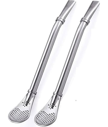 MANDEV Silver Stainless Steel 1 ( Set of 2 )