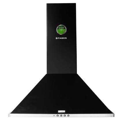 Faber 60 cm 3 Way Silent Suction Chimney, 1095 m3/h (Topaz 3D T2S2 BK PB LTW 60, Black) Faber 60 cm 3 Way Silent Suction Chimney, 1095 m3/h (Topaz 3D T2S2 BK PB LTW 60, Black) - Black