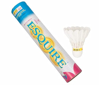 JJ Jonex Esquire Feather Shuttle Cock (Pack of 10)