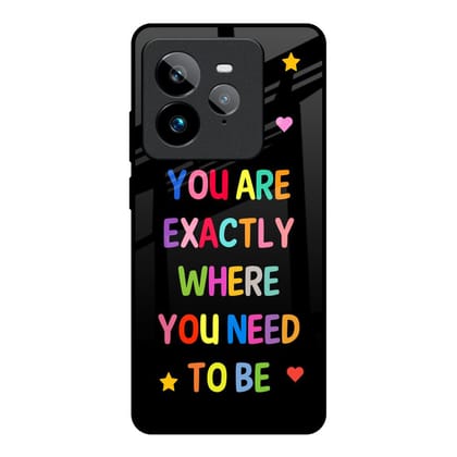 Magical Words Glass Case for Realme GT7 Pro
