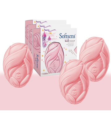 Softsens Baby Soap 75 g ( 3 pcs )