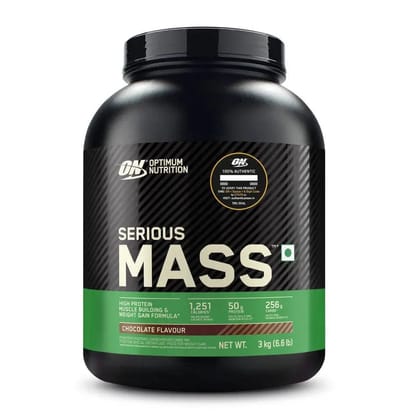 Optimum Nutrition Serious Mass - Ultimate Weight Gainer-6.6 Lbs / Chocolate