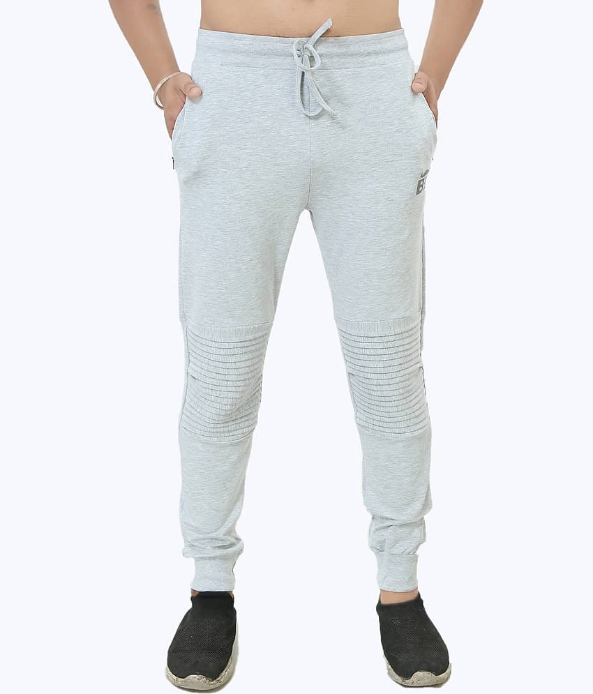 Black Brothers - Light Grey Cotton Men's Joggers ( Pack of 1 )