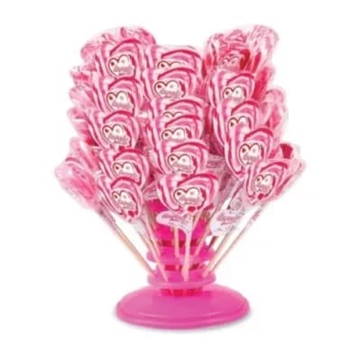 Candzey Lovely Heart (Mix Fruit Flavours - Assorted Colors) (60pcs -25g Each)